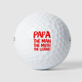 Pa het Man de mythe de legende Golfballen