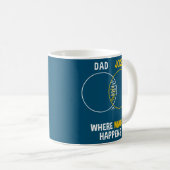 Pa Jokes Graph Chart Funny Pap Koffiemok (Voorkant rechts)