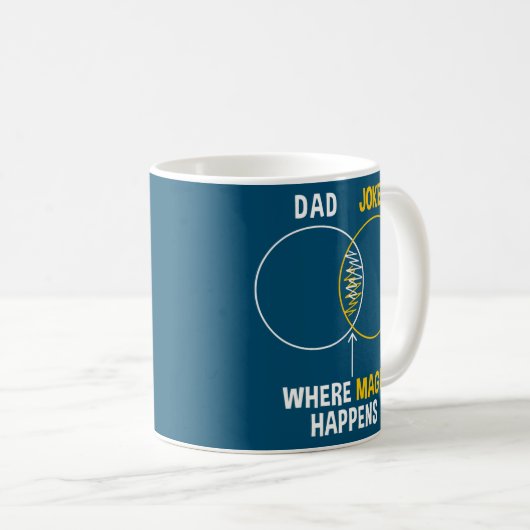 Pa Jokes Graph Chart Funny Pap Koffiemok (Voorkant rechts)