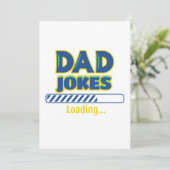 Pa Jokes Loading Feestdagenkaart (Staand voorkant)