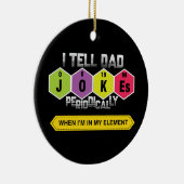 Pa Jokes | Periodieke tabel | Wetenschap | Leraar Keramisch Ornament (Rechts)