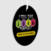 Pa Jokes | Periodieke tabel | Wetenschap | Leraar Ornament (voorkant)