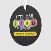 Pa Jokes | Periodieke tabel | Wetenschap | Leraar Ornament (voorkant)