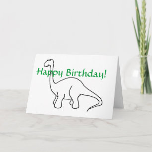 PA - Joyeux anniversaire ! Carte Dinosaur