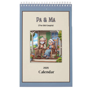 Pa & Ma (De Oude Mensen) Leuke 2025 Kalender