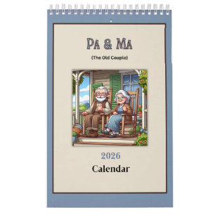 Pa & Ma (De Oude Mensen) Pret 2026 Kalender
