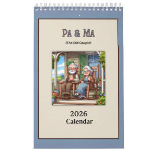 Pa & Ma (De Oude Mensen) Pret 2026 Kalender