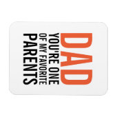 Pa Mijn favoriete Vaderdag Magnet van de Ouder Magneet (Horizontaal)