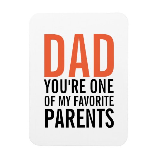 Pa Mijn favoriete Vaderdag Magnet van de Ouder Magneet (Verticaal)