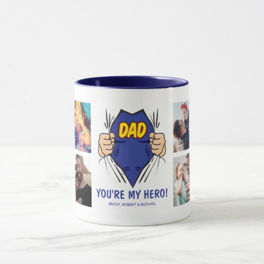 Pa My Hero Happy Vaderdag Mok (Midden)