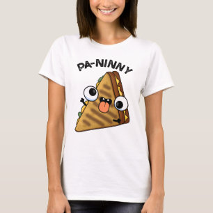 Pa-ninny Funny Panini Pun heeft een schattige pani T-shirt