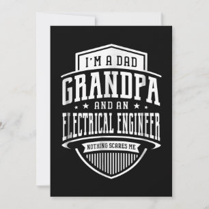 Pa opa Electrical Engineer niets maakt me uit Feestdagenkaart