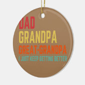 Pa opa groot opa ik blijf beter worden keramisch ornament (Links)