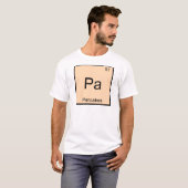 Pa - Pancakes Funny Chemistry Element Symbol T-shi T-shirt (Voorkant volledig)