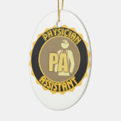 PA PHYSICIAN ASSISTANT LOGO KERAMISCH ORNAMENT (Links)