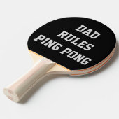 Pa Rules Ping Pong Paddle Tafeltennisbatje (Voorkant Gekanteld)