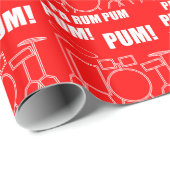 Pa Rum Pum Pum Pum Cadeaupapier (Rol Hoek)