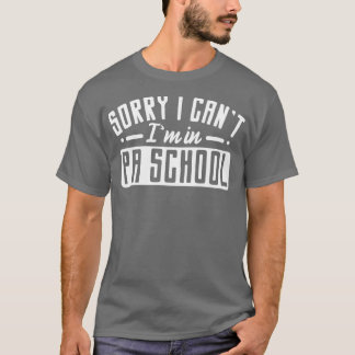 PA School Physician Assistant Student Afstuderen T-shirt