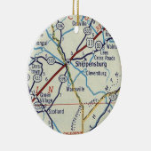  PA Shipensburg Keramisch Ornament (Rechts)