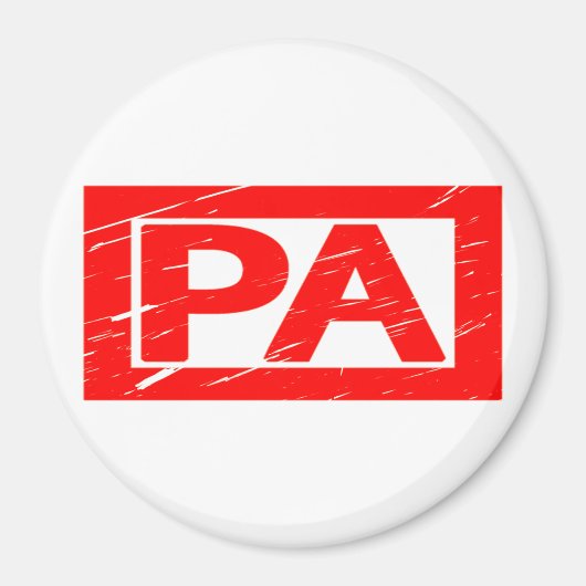 Pa stempel magneet (Voorkant)