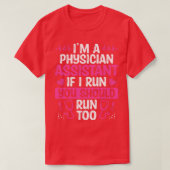 PA Studentengids Funny Physician T-shirt (Design voorkant)