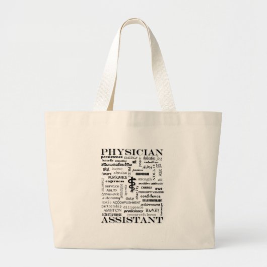 PA Tall Design Canvas Bag Grote Tote Bag (Voorkant)