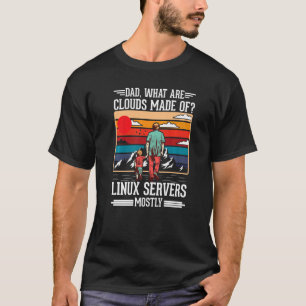 Pa wat worden wolken gemaakt van de servers van Li T-shirt