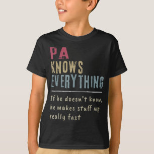 Pa weet alles - opa Gift T-shirt