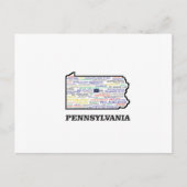 PA WORD STATE BRIEFKAART (Voorkant)