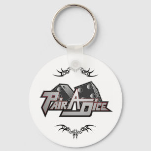Paar A Dice Sleutelhanger tattoo