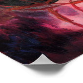 Paar aan de tuintafel tegen augustus Macke Poster (Hoek)