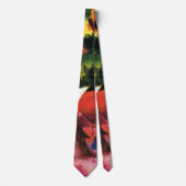 Paar aan de tuintafel tegen augustus Macke Stropdas (Voorkant)