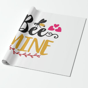 Paar Art Bee Mine Cadeaupapier