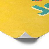 Paar blauw Reggae Cats Poster (Hoek)