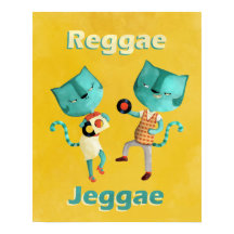 Paar blauw Reggae Cats