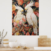 Paar Cockatoos Poster (Keuken)