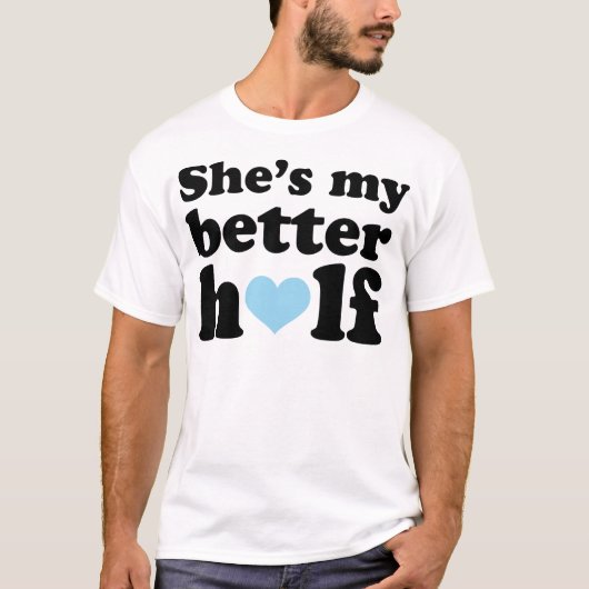Paar Cute andere helft T-shirt (Voorkant)