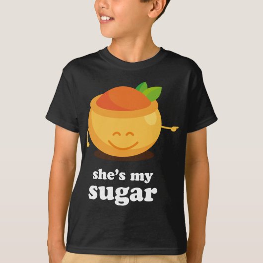 Paar Cute Sugar en Spice Z'n T-shirt (Voorkant)