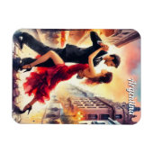 Paar dansen in de tango in Argentinië Magneet (Horizontaal)