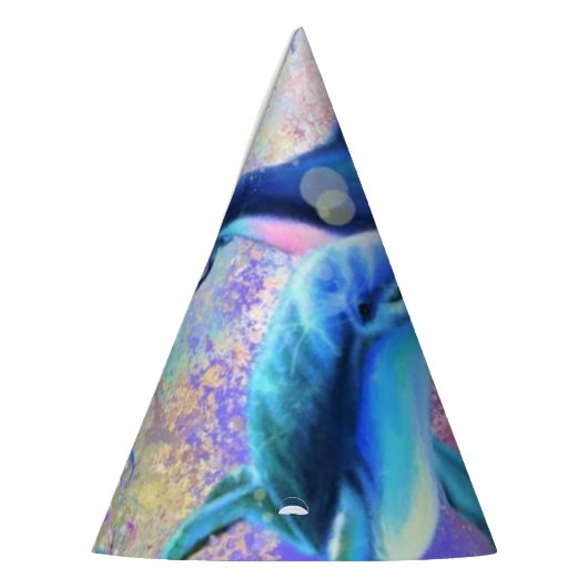 Paar Dolfijn Party Pet Feesthoedjes (Links)