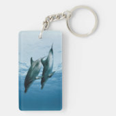 Paar dolfijnen sleutelhanger (achterkant)