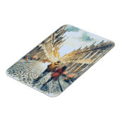 Paar Europees reizen Magneet (Linkerzijde)