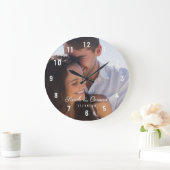 Paar foto bruiloft Datum grote klok (Huis)