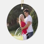 Paar foto keramisch ornament (Links)