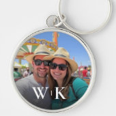  paar foto monogram sleutelhanger (Voorkant)