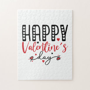 Paar Gift Happy Valentine Dag Legpuzzel