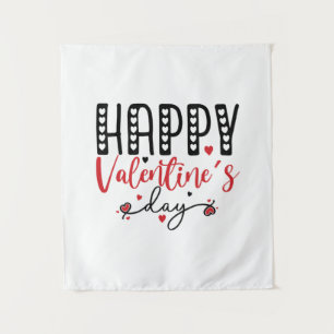 Paar Gift Happy Valentine Dag Wandkleed