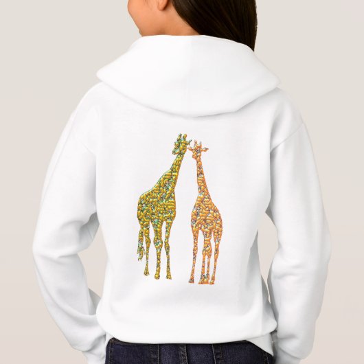 Paar Giraffe Hoodie (Achterkant)