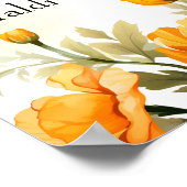 Paar haldi welkom teken Maiyan signage Poster (Hoek)