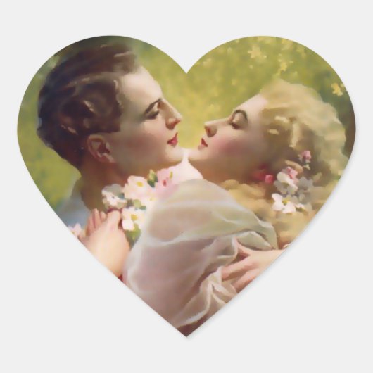 Paar Hart Sticker (Voorkant)